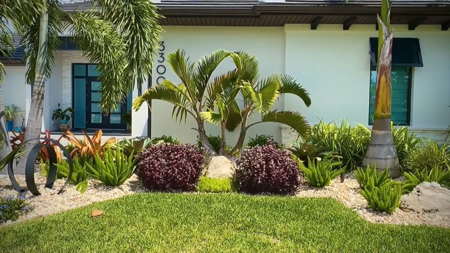 Commercial landscaping Hero section image — maintained landscaping at a commercial property in Wesley Chapel, FL